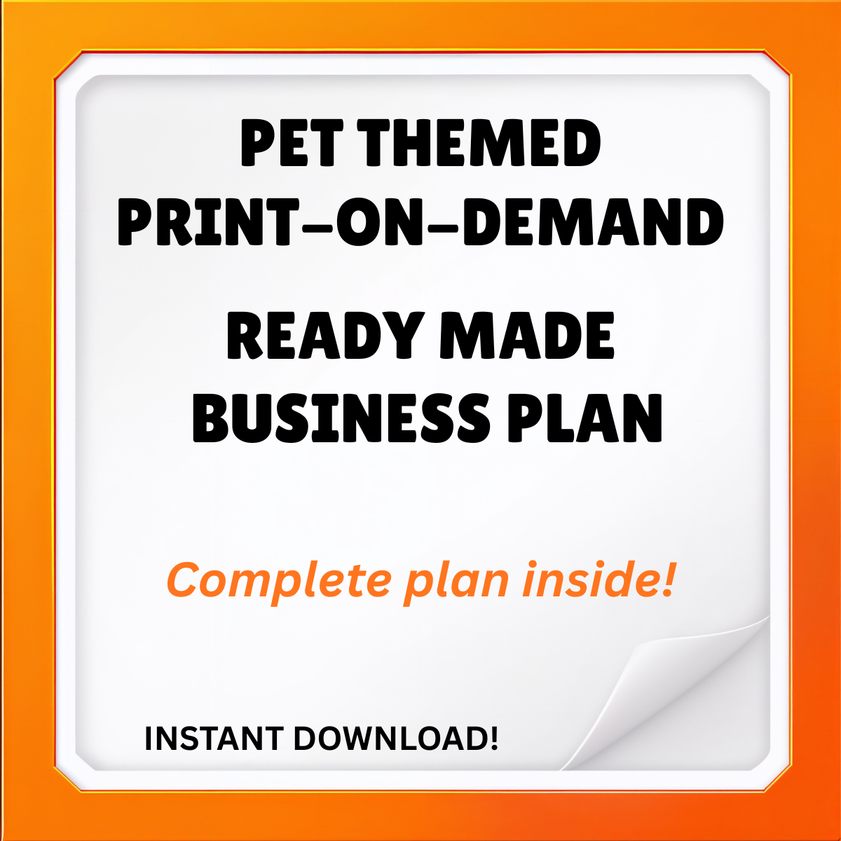 Pet-Themed Print-on-Demand Business Plan (UK)