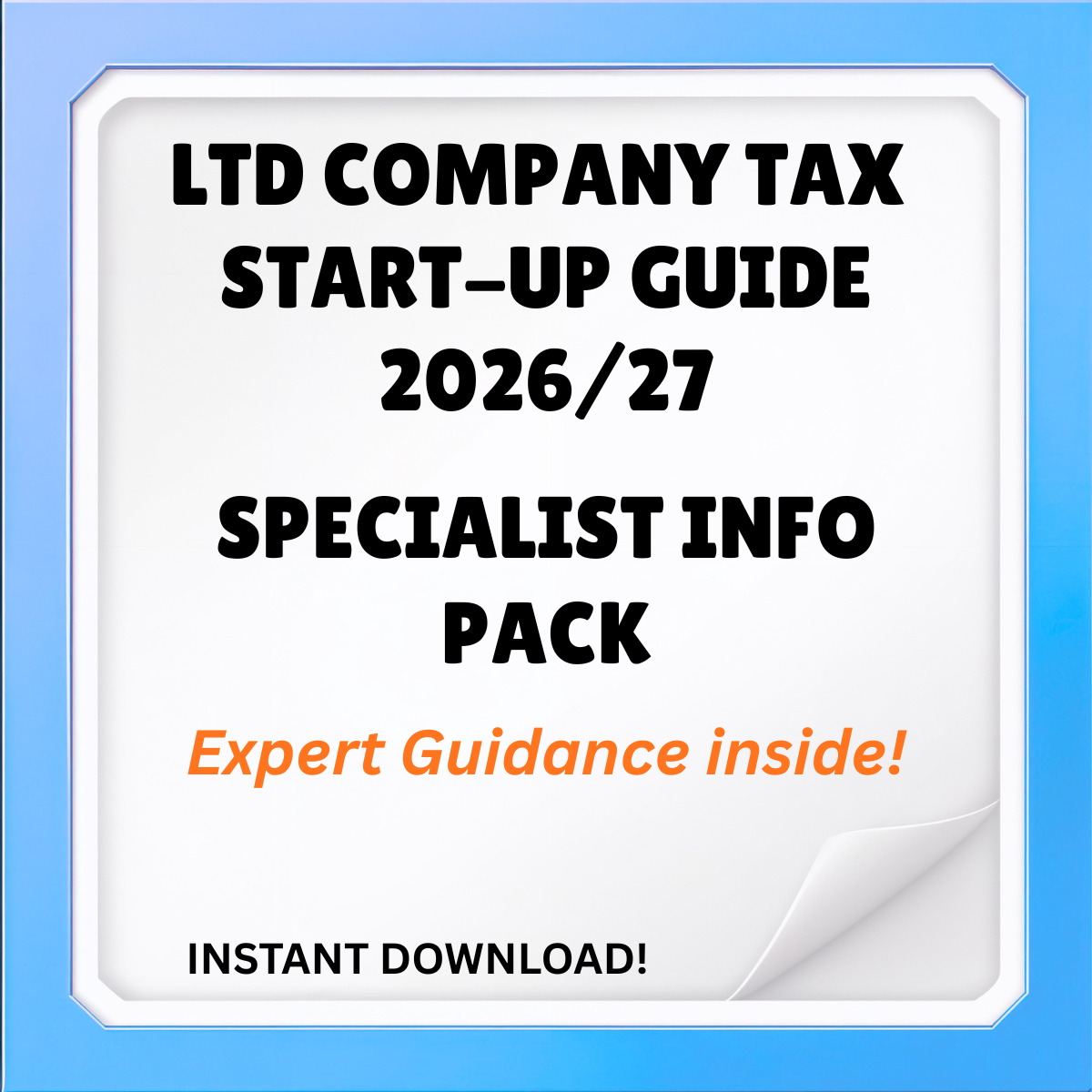 Limited Company Tax Start up Guide 2026/27 UK